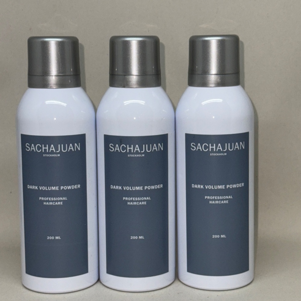 3 PACK - SACHAJUAN Dark Volume Powder 6.7 Oz / 200 mL Each x3 - BRAND NEW